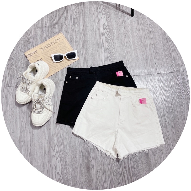 quần short lưng cao tua rua carotshop