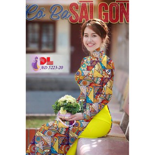 Vải áo dài lập thể 3d