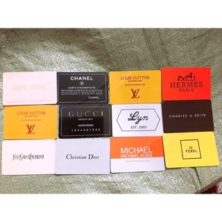 Bộ bill và card các hãng