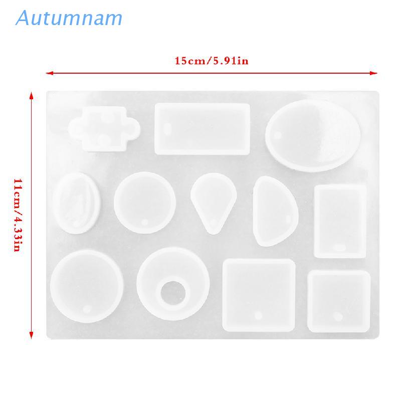 Khuôn Silicone Làm Mặt Vòng cổ 12 Kiểu Diy