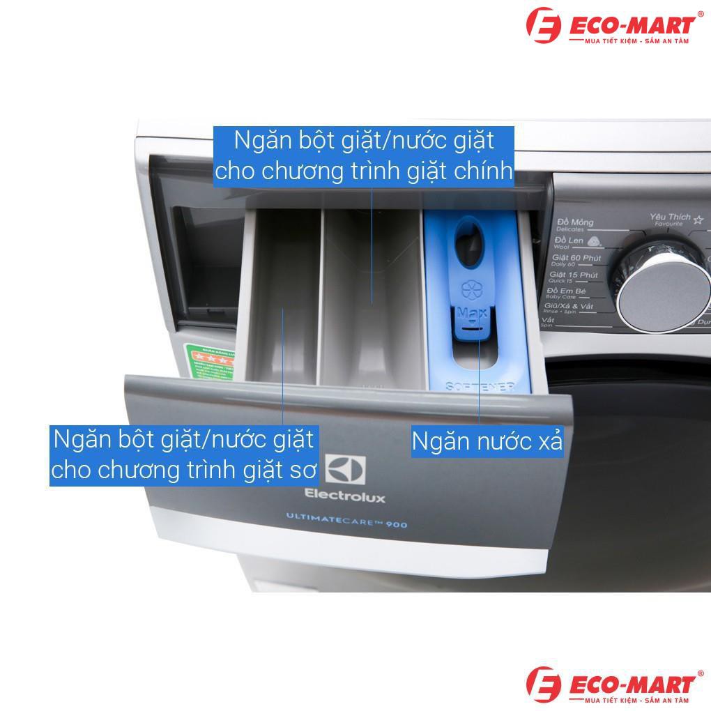 Máy giặt Electrolux 11kg Inverter màu sám bạc EWF1141AESA