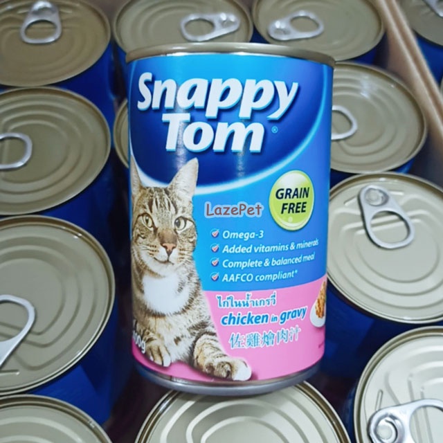Pate Snappy Tom cho mèo lớn Lon 400g ⚡️Ship Hỏa Tốc Nhận Ngay tại Hà Nội