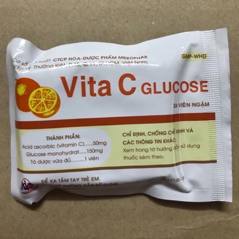 Kẹo Vita C Glucose bổ sung vitamin C cho cơ thể giúp tăng sức đề kháng (date 2023) | Thế Giới Skin Care