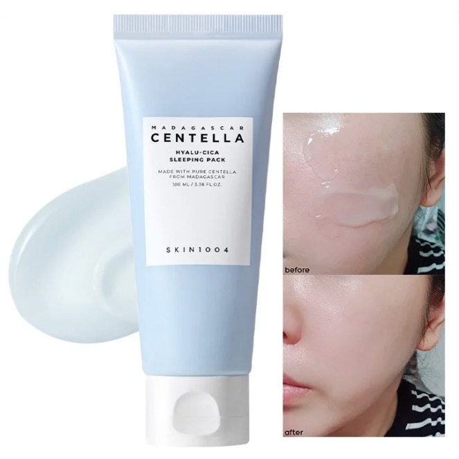 Mặt Nạ Ngủ Làm Dịu, Sáng Da Skin1004 Madagascar Centella Hyalu-Cica Sleeping Mask