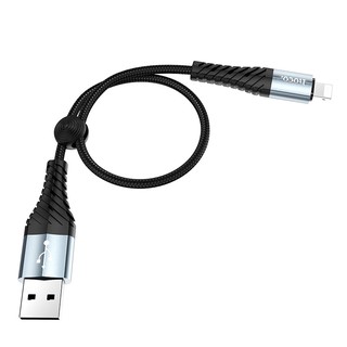 Cáp sạc dây dù x38 -25 cm- Type c- đen đỏ