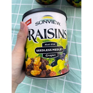 Nho khô mỹ không hạt sunview raisins 425g
