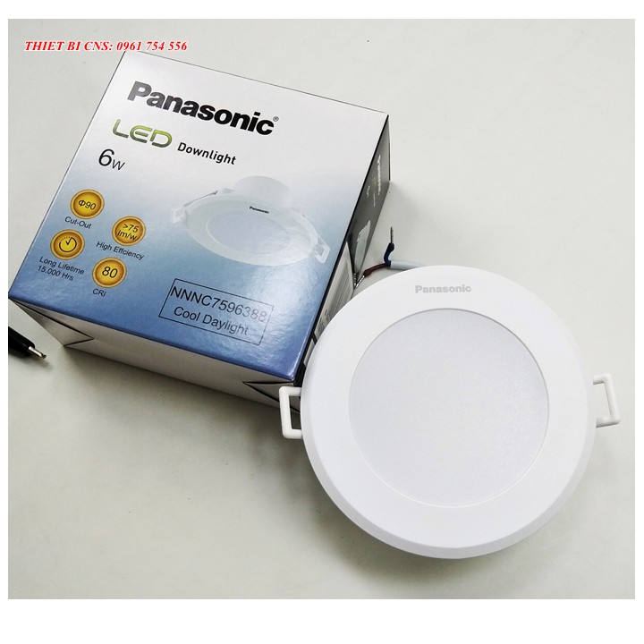 Đèn LED Downlight âm trần DN Series D109/ 90/ 6W - Pansonic