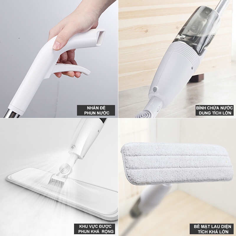 Cây Lau Nhà Phun Nước Deerma Water Spray Mop  TB500