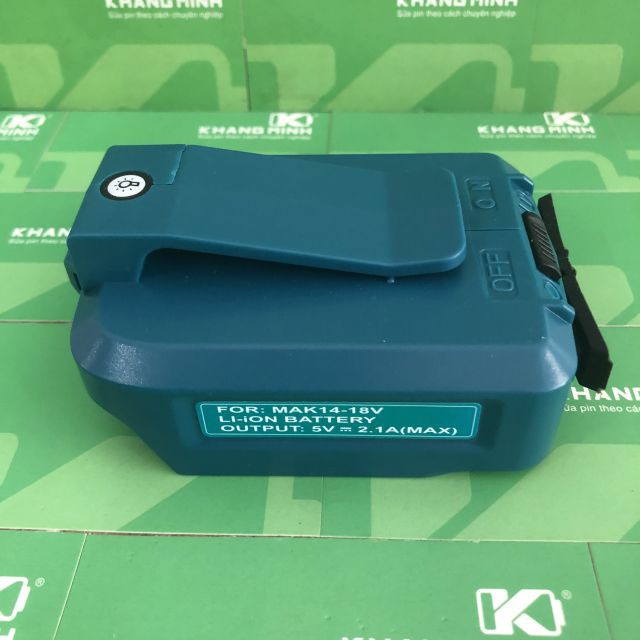 Adaptor Makita, Out Usb 5V 2.1A có Led