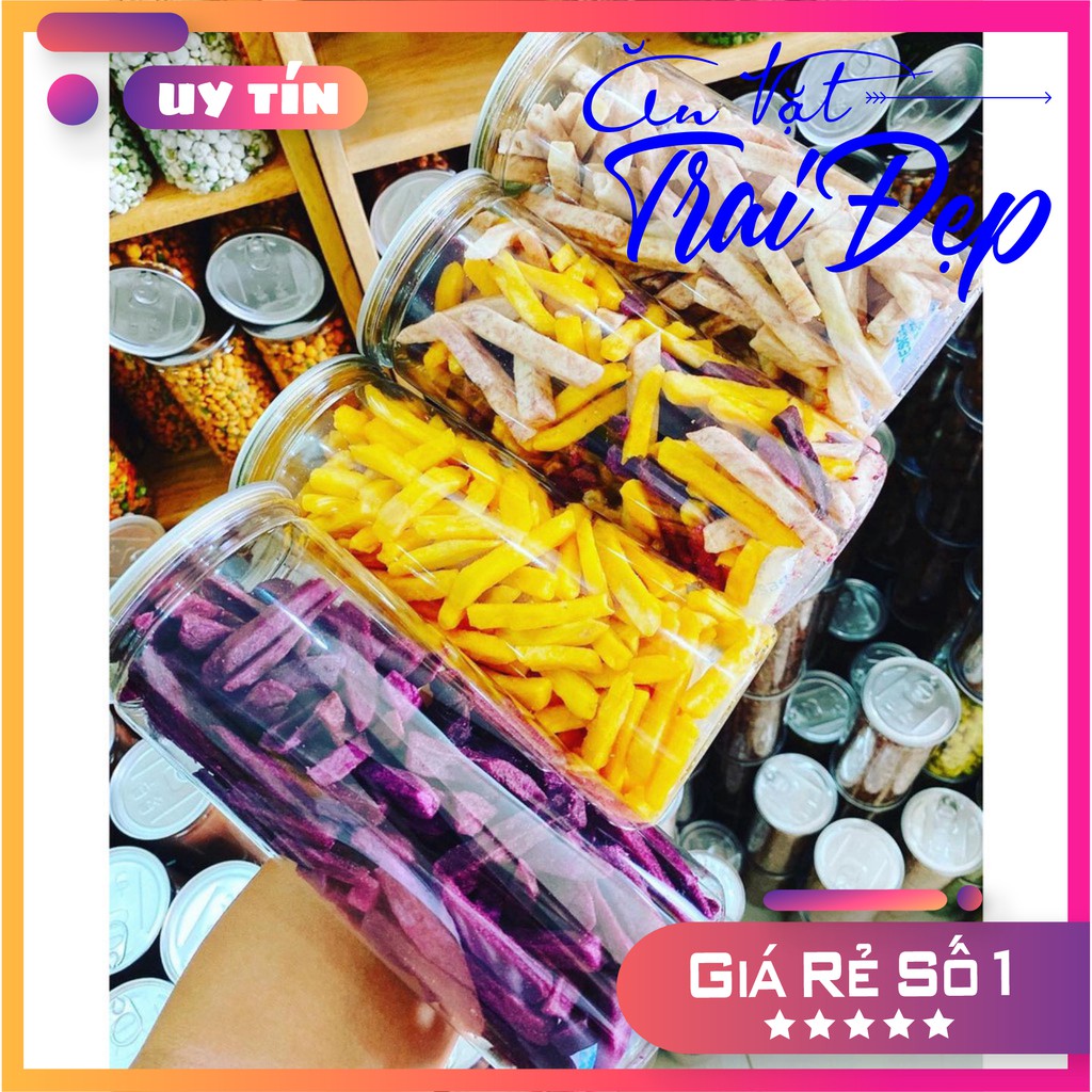 Khoai Vàng Cọng 300g Hủ Pet - Trai Đẹp Snack