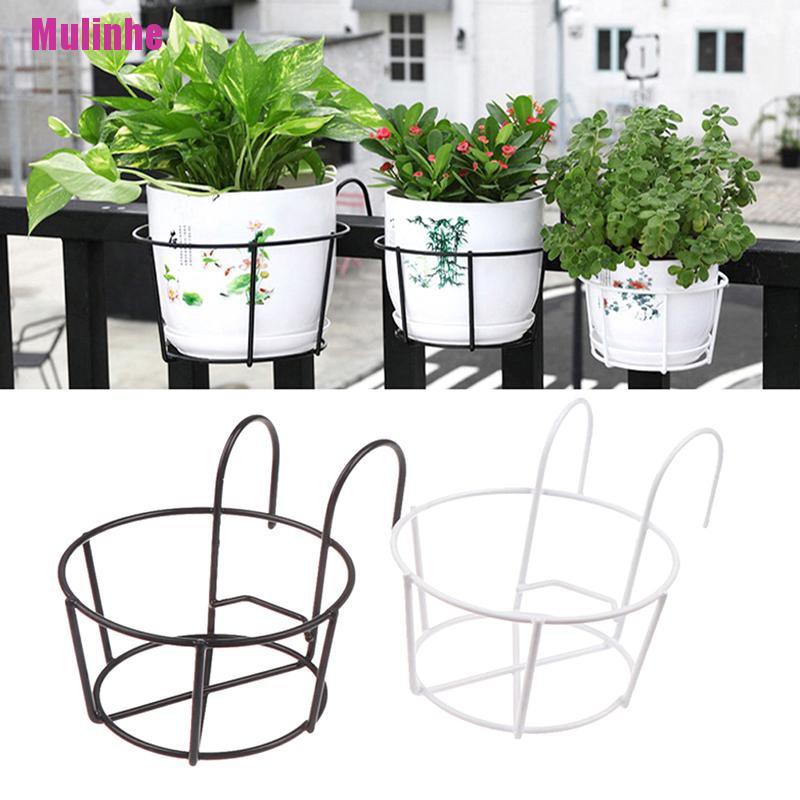 Giá Đỡ Chậu Hoa Treo Ban Công Bằng Sắt Hình Tròn