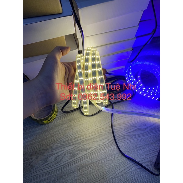 Sale _ Dây đèn led hắt trần 2835 _120 mắt led ánh sáng trắng, vàng, xanh dương, tím/1m(mua 15m tặng 1 nguồn)