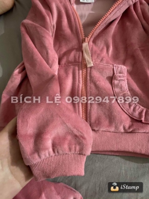 Bộ nhung cho bé gái