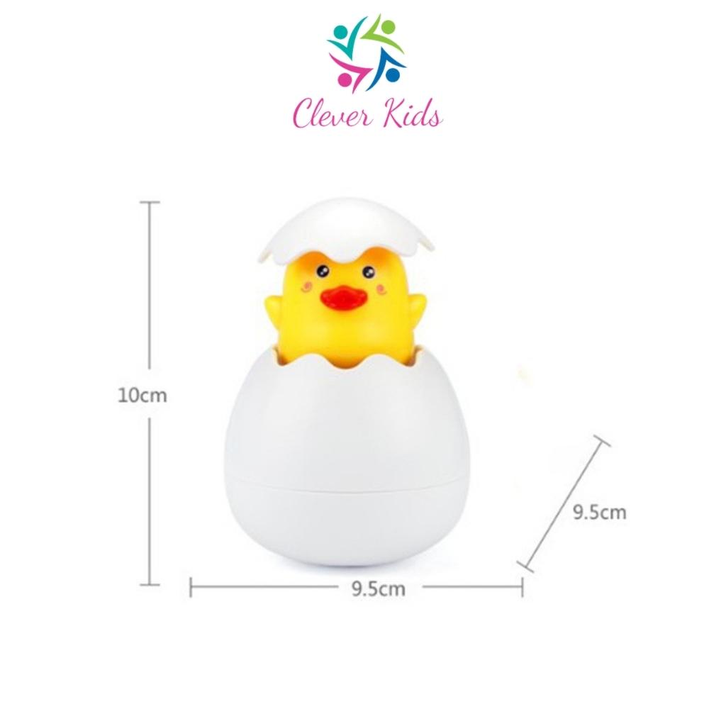 Đồ chơi trứng vịt tự nở phun nước bé sẽ rất thích mỗi khi đi tắm