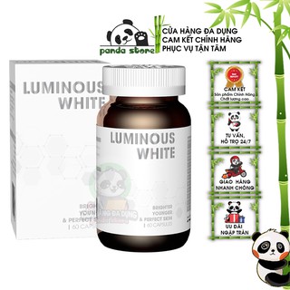 Viên uống trắng da chống nắng Luminous White USA bổ sung Glutathione và Collagen đẹp da giảm nám tàn nhang do nội tiết
