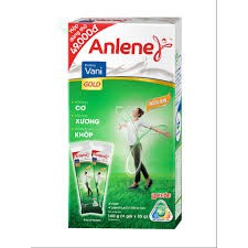 Sữa Anlen dạng gói (1 hộp 4 gói x 35g) dành cho người trên 40 tuổi.