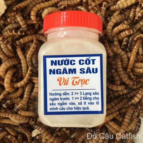 Nước Cốt Ngâm Sâu,dế,trùng câu siêu nhạy-Mồi Câu Cá Trê,Chim