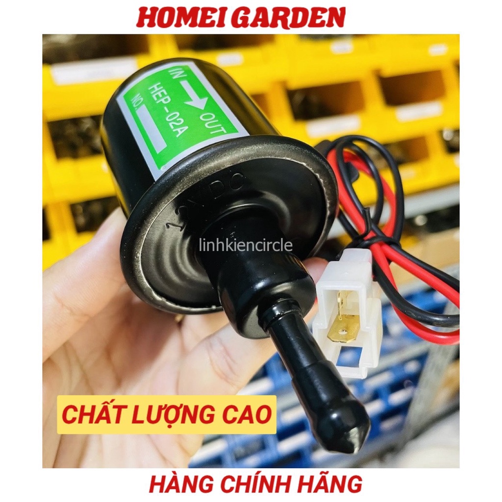 Bơm dầu diesel 12V bơm tự mồi HEP-02A bơm nhiên liệu xăng bơm dầu 80 - 100 lít một giờ - D0110