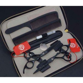 Kéo cắt tóc đen dragon