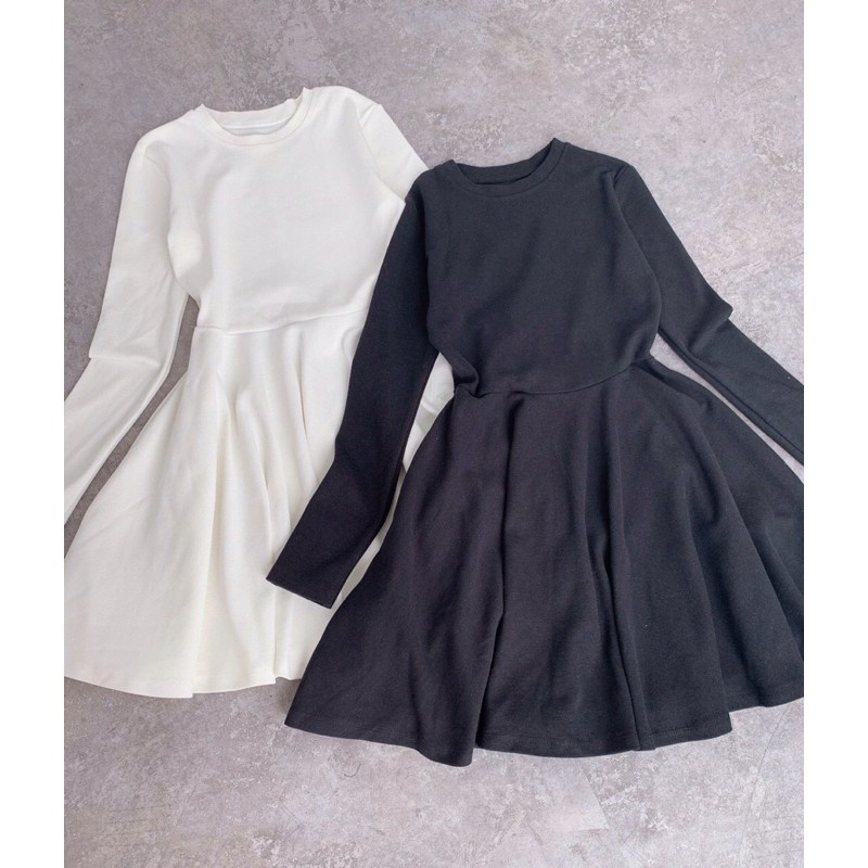 Đầm xoè chất len