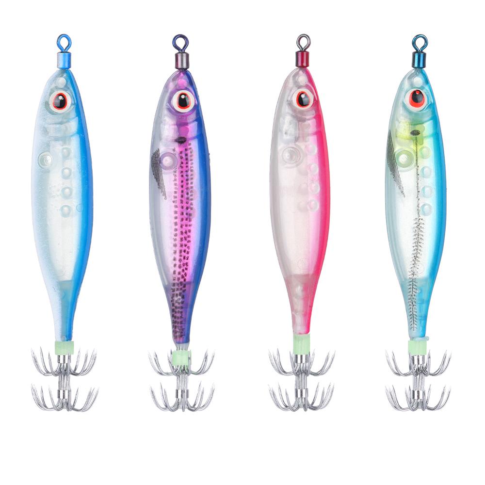 YOLA Mồi Câu Cá Giả Hình Con Tôm Bằng Gỗ