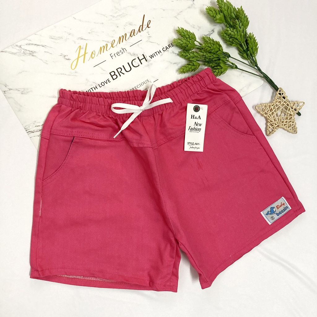 Quần đùi nữ từ 45-50kg sọt nữ vải kaki Lưng Thun - QNU01