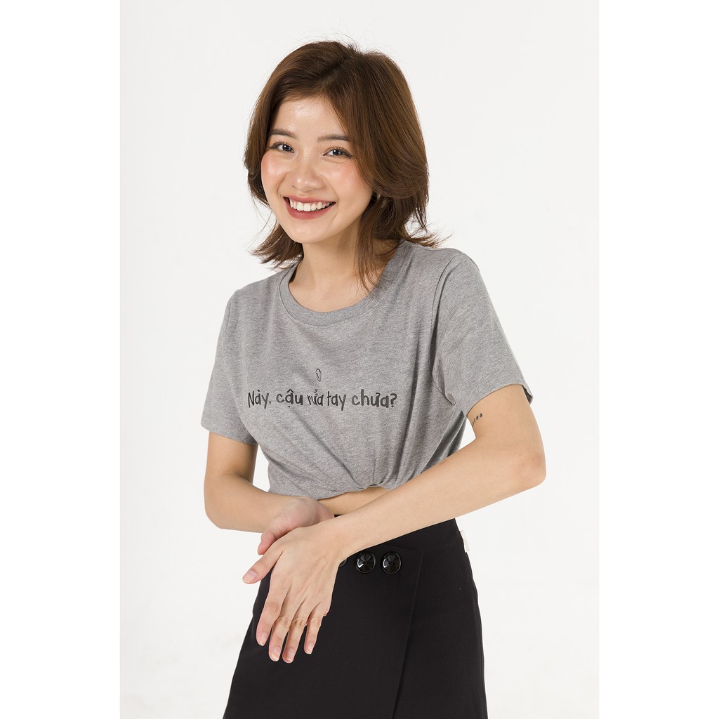 Áo thun in chữ by VIENNE TRAN O61S20H002