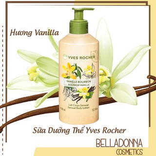 [CHÍNH HÃNG] Sữa Dưỡng Thể Yves Rocher Vanille Bourbon Lait Corps Sensual Body Lotion 390ml