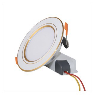 Đèn LED Âm trần Downlight Đổi Màu 3 Chế Độ Rạng Đông 7W, 9W, 12W Viền Trắng ,Vàng, Bạc