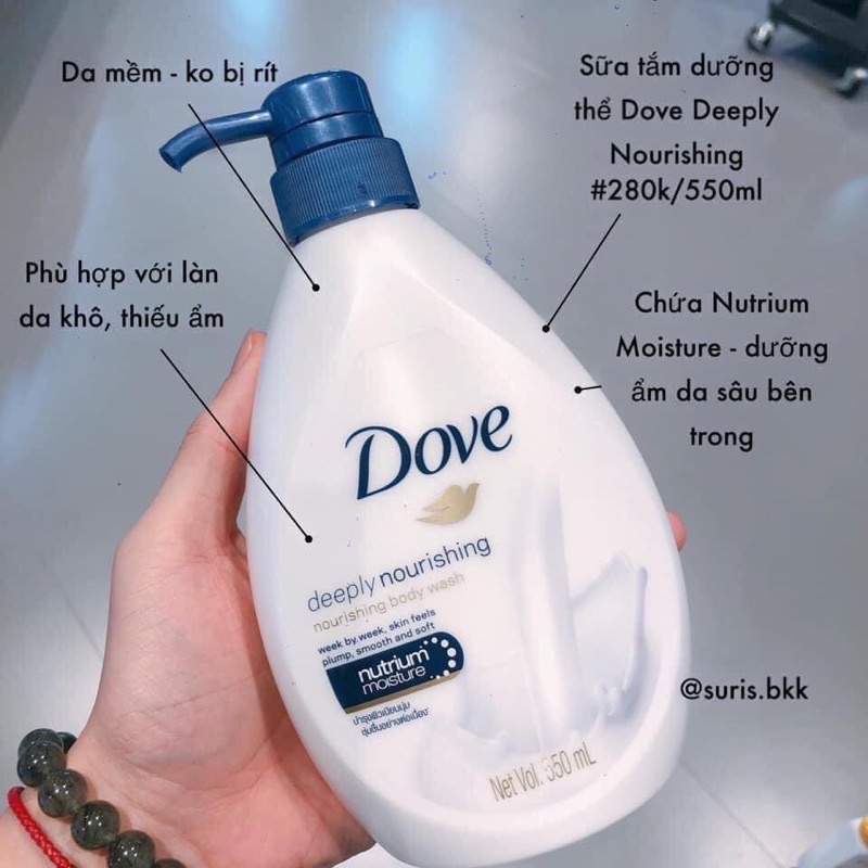 Sữa Tắm Dove Thái Lan Chai 1000ml