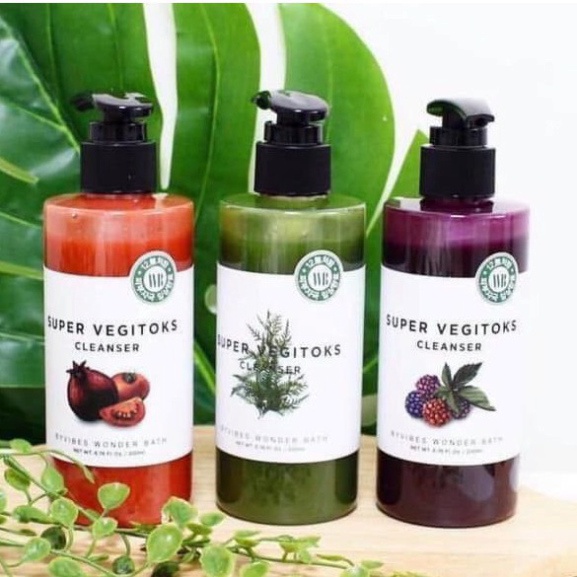 Sữa rửa mặt rau củ thải độc Wonder Bath Super Vegitoks Cleanser | BigBuy360 - bigbuy360.vn