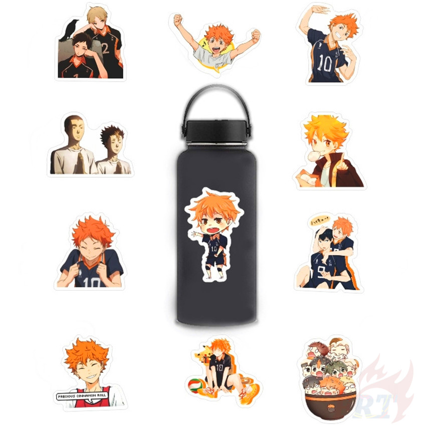 ❉ Haikyuu!! - Series 06 Anime Shoyo Hinata Tobio Kageyama Kei Tsukishima Yu Nishinoya Kozume Kenma Stickers ❉ 50Pcs/Set DIY Fashion Doodle Decals Stickers