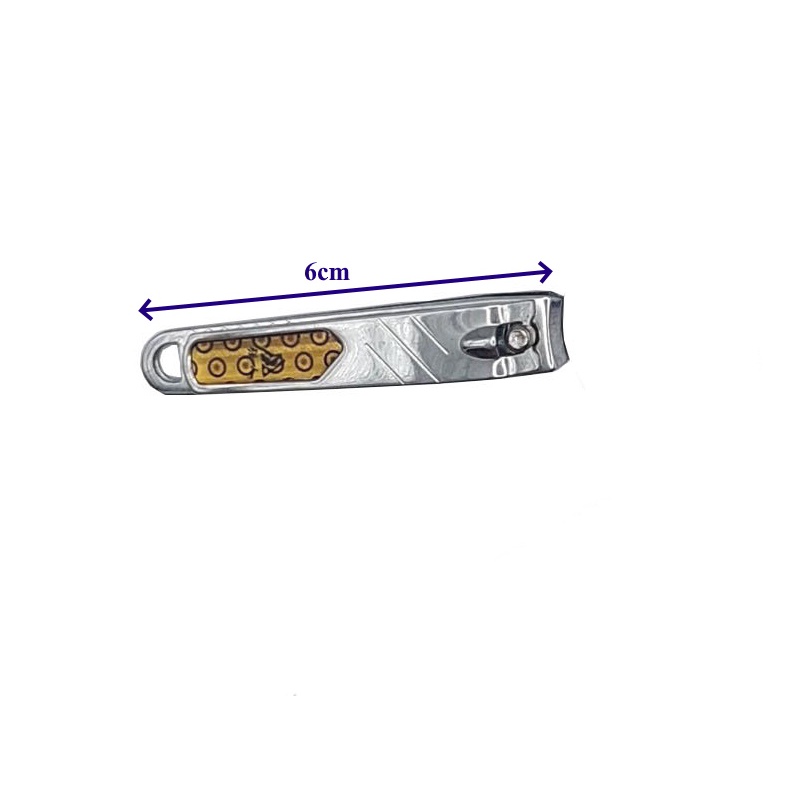 Bấm móng tay, Bấm móng chân Chất liệu thép không gỉ, Dài 6cm, In hình, Sắc bén, Bền đẹp, An toàn cho người sử dụng
