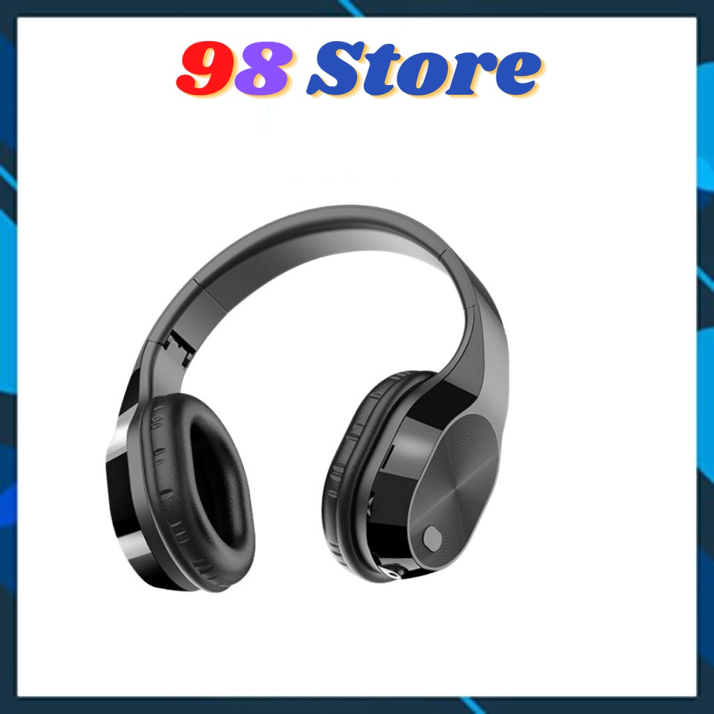 Tai Nghe Chụp Tai Không Dây T5 Có Khe Cắm Thẻ Nhớ SD