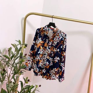 Sơ mi nữ họa tiết