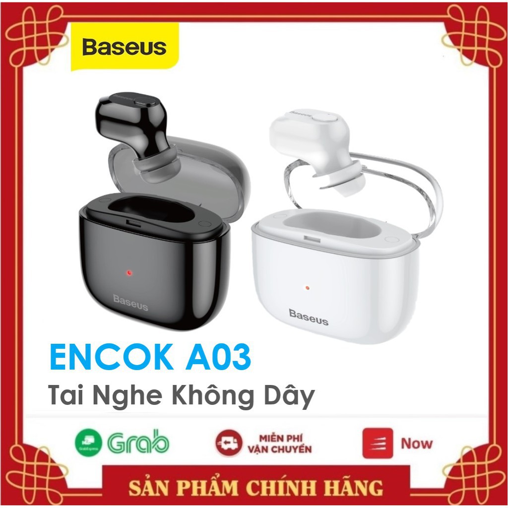 Tai Nghe Nhét Tai Không Dây Baseus Encok True Wireless Earphones WM01 / Baseus Encok Wireless Earphone A03