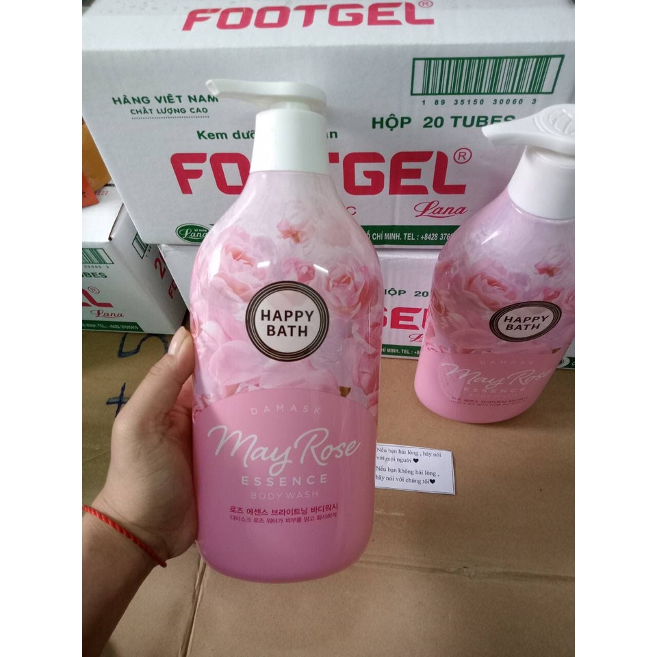 Sữa tắm hoa hồng happy bath