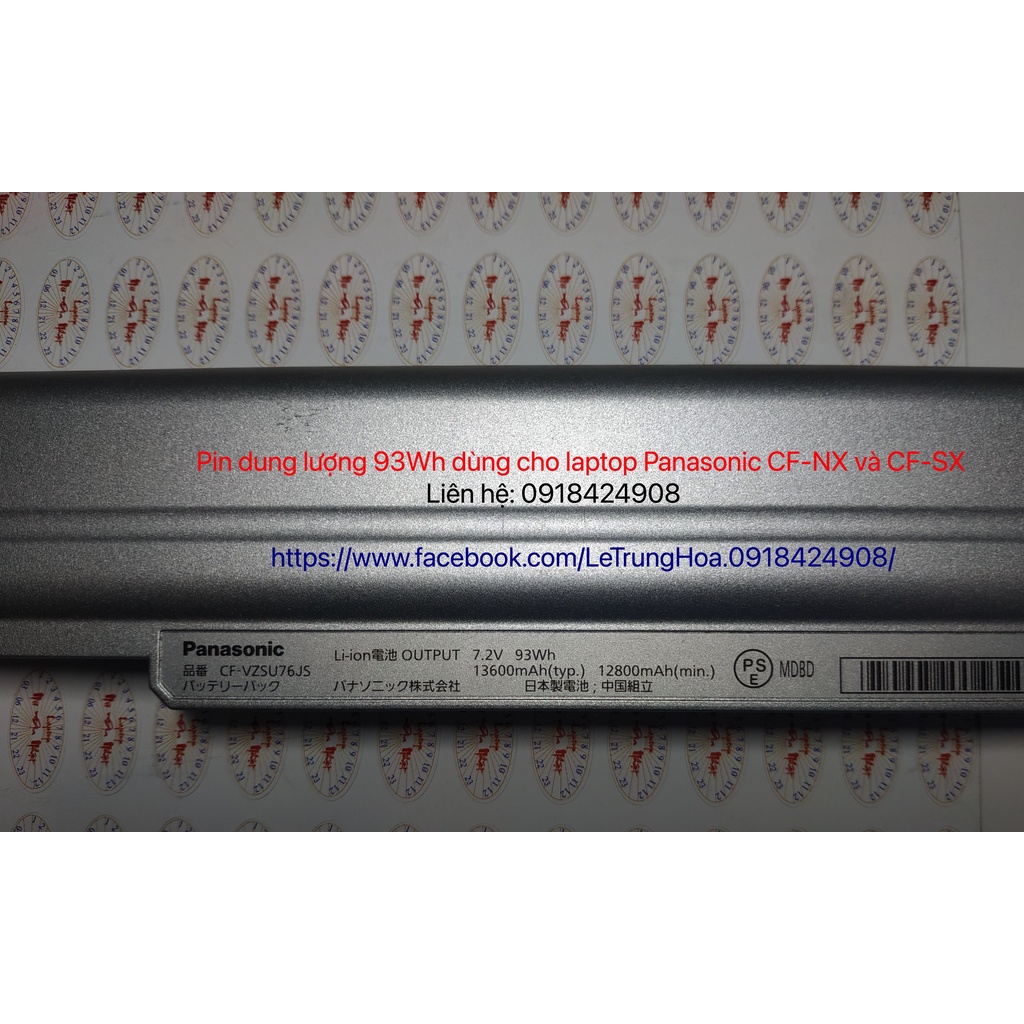 Pin laptop Panasonic CF-NX và CF-SX
