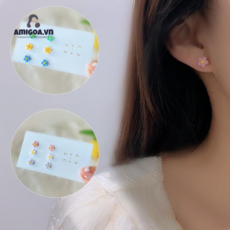 ✨✨Bông Tai Hình Hoa Nhỏ Và Đơn Giản Dễ Thương Cho Nữ