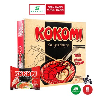 Thùng Mì KOKOMI Tôm Chua Cay 30 gói 65GR