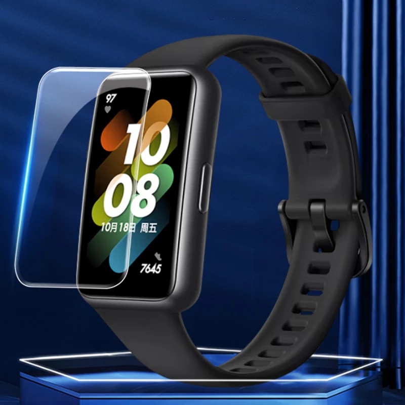 Miếng dán tpu trong suốt jansin bảo vệ màn hình cho đồng hồ Huawei Band 7 Smart Watch