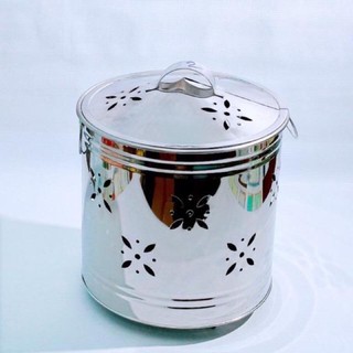 Lò Đốt Giấy Vàng Mã inox có nắp
