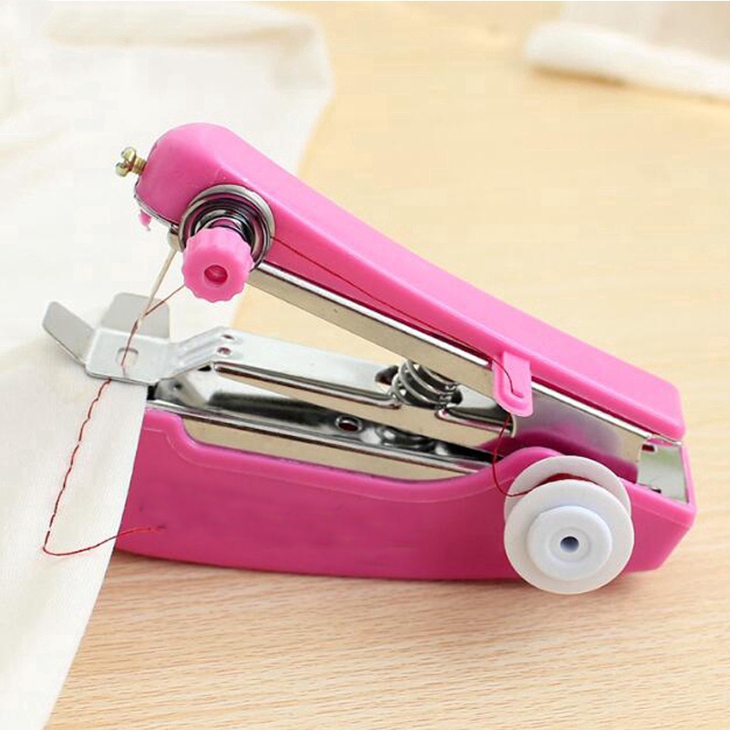 Mini Portable Multifunctional Sewing Set Useful Handheld Sewing Machine Set Household