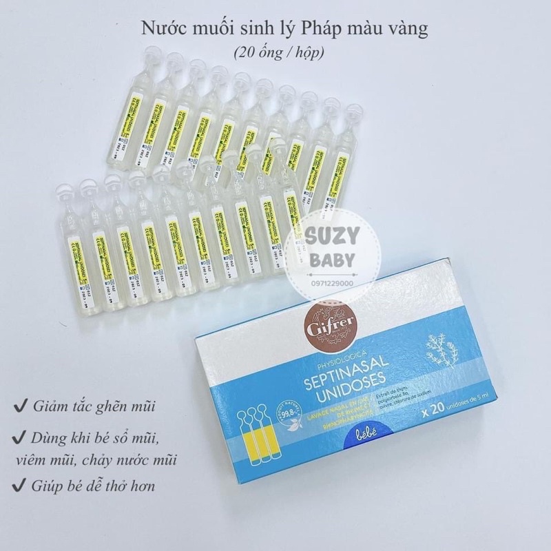 NƯỚC MUỐI SINH LÝ PHÁP, Suzy baby