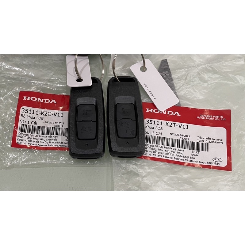 Khóa thông minh smartkey FOB Honda Lead 2013-2023hàng chính hãng honda