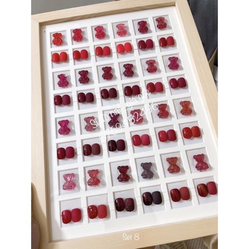 Set Sơn gel 44 màu very good nail hàn quốc- tặng bảng màu và 1 cặp base top