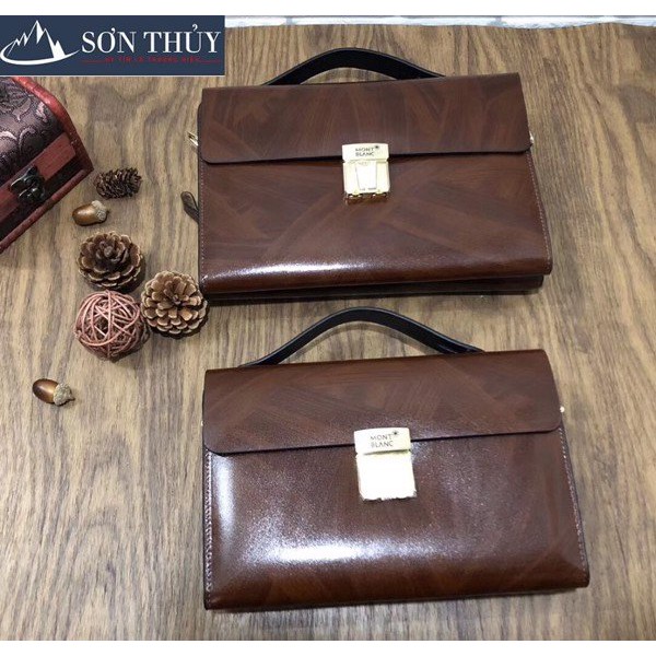 Cặp cầm tay khóa số Clutch Montblanc 9803 - Huco Việt Nam