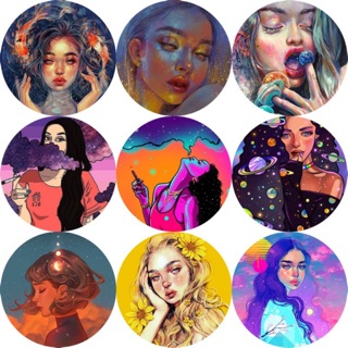 Popsocket cô gái nhiều mẫu