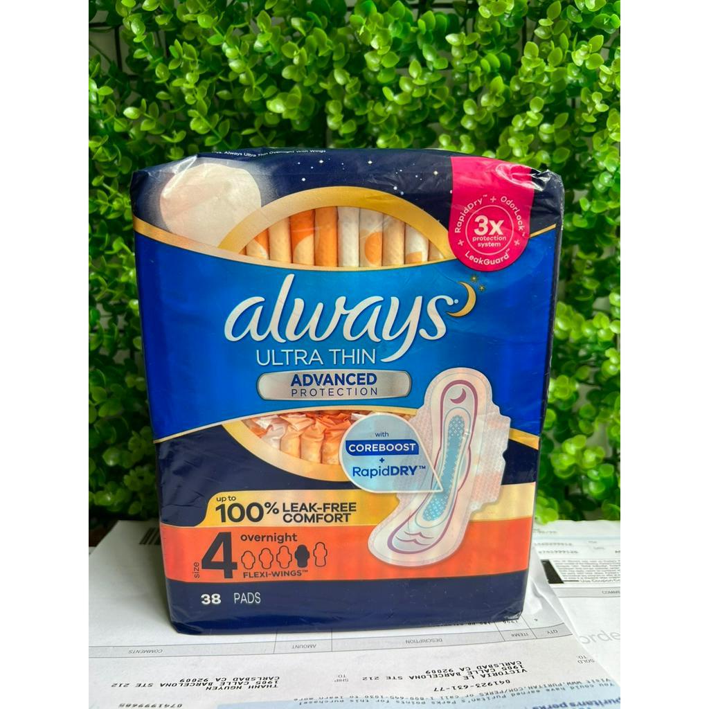 Băng vệ sinh Always Ultrathin mỹ