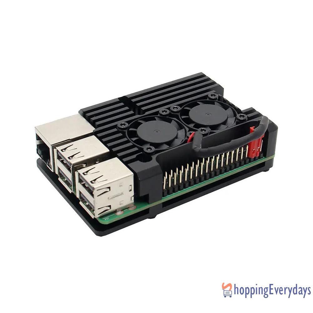 (Mới) Quạt Tản Nhiệt Bằng Nhôm Cho Raspberry Pi 3 Model B +